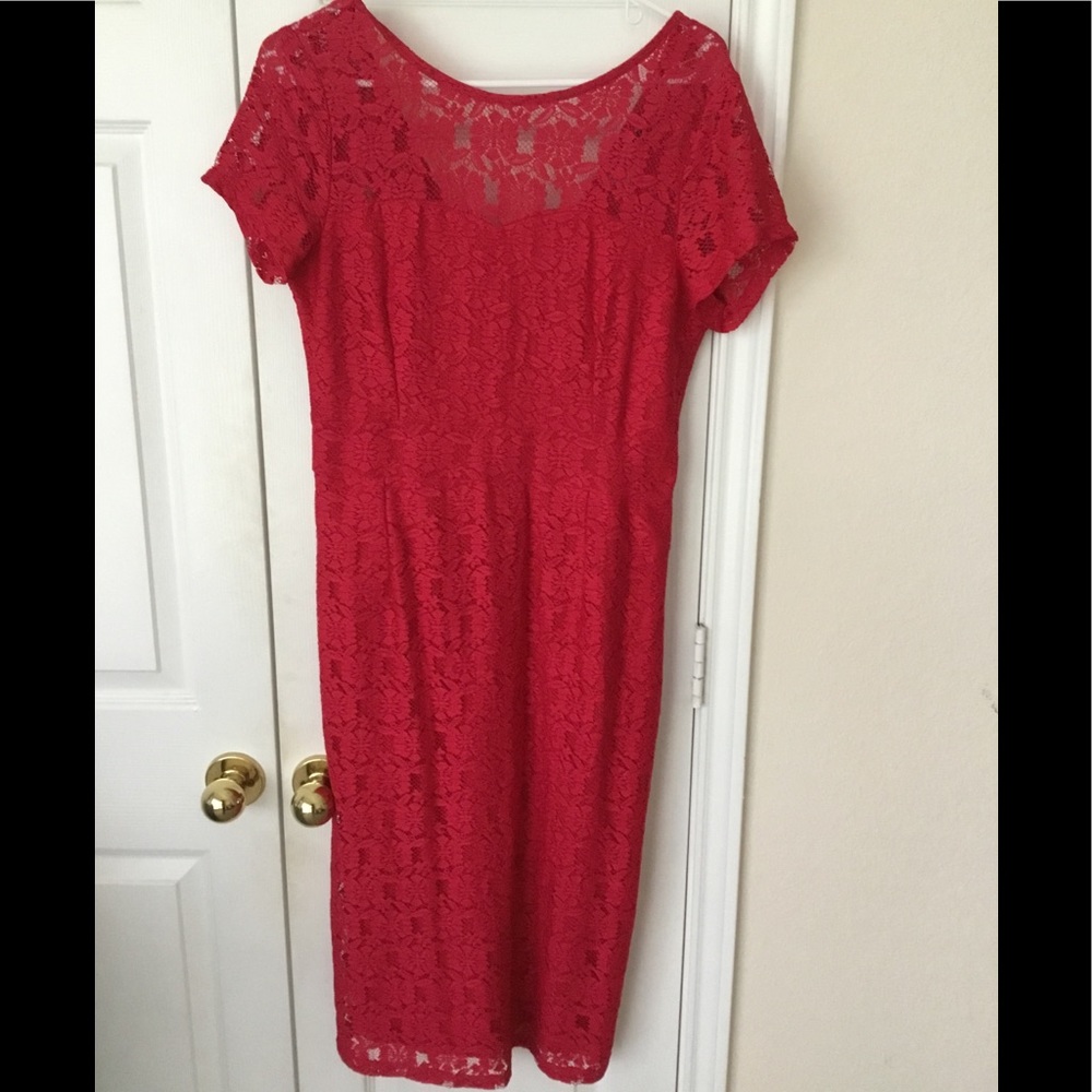 Red dress